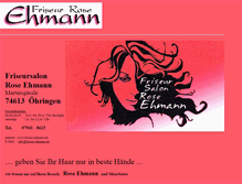 Tablet Screenshot of friseur-ehmann.de